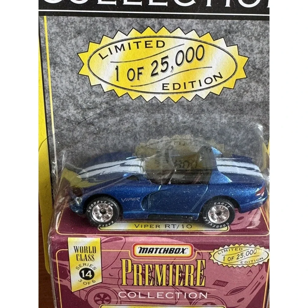 Dodge Viper RT/10 Matchbox 1997 Premiere‎ Collection Select Class Series 14 Blue